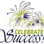 Celebrate Success Logo w 3 fireworks