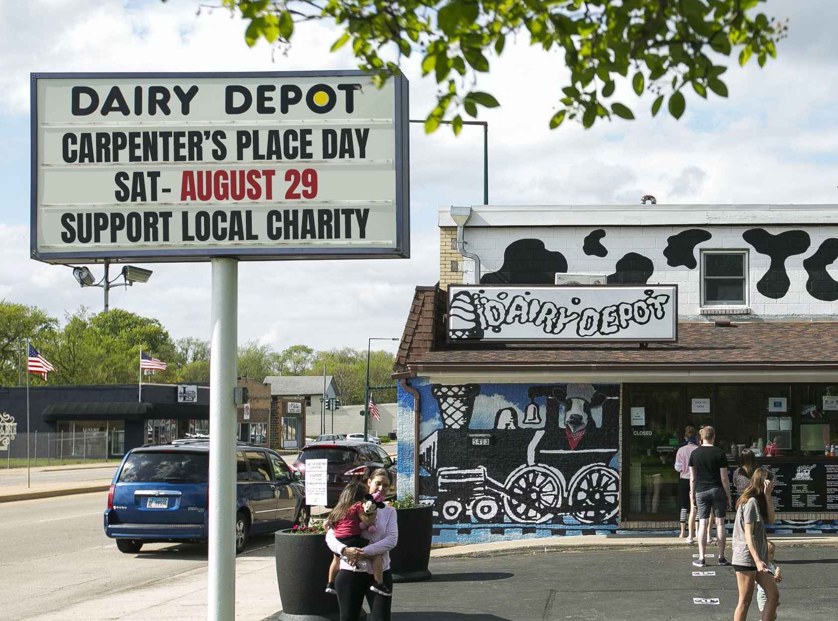 Dairy Depot Profit Sharing Day for CP Carpenter's Place